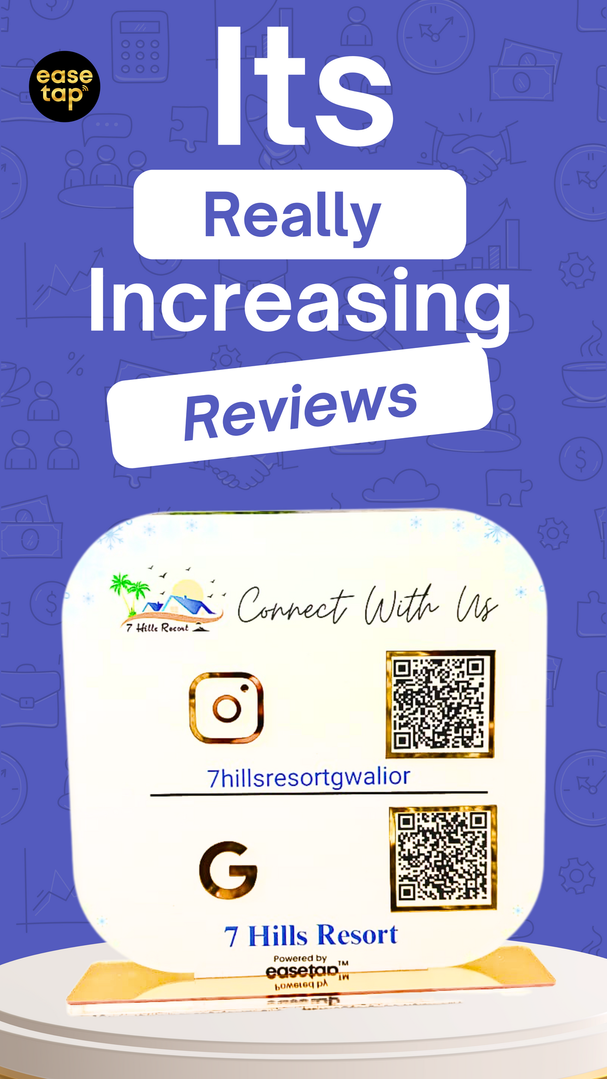 Premium NFC Enabled Customized Acrylic QR Standee