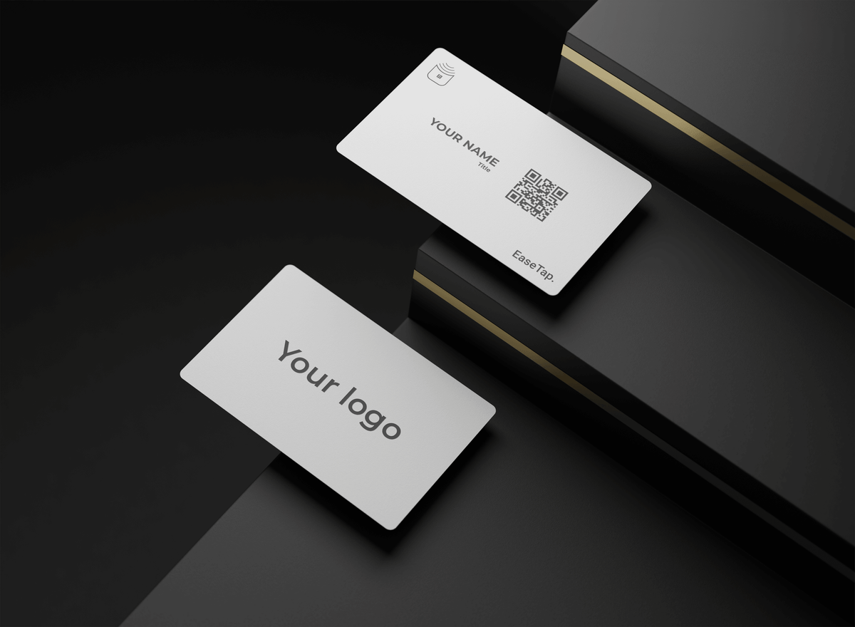 White Business NFC Card